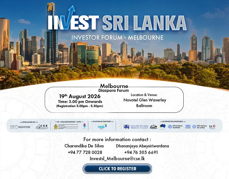 Investor Forum Melbourne, 19 August 2026